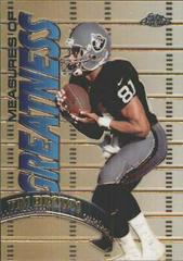 Tim Brown Football Cards 1998 Topps Chrome Measures of Greatness Prices
