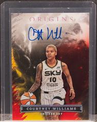 Courtney Williams [Red] #OA-CWL Basketball Cards 2023 Panini Origins WNBA Autographs Prices