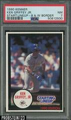 Ken Griffey Jr. [Black & White Border] Baseball Cards 1990 Kenner Starting Lineup Prices