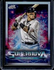 Javier Baez #SN-7 Baseball Cards 2022 Topps Cosmic Chrome Supernova Prices