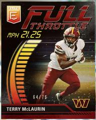 Terry McLaurin [Red] #FT-TM Football Cards 2023 Panini Donruss Elite Full Throttle Prices