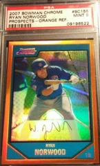 Ryan Norwood [Orange Refractor] Baseball Cards 2007 Bowman Chrome Prospects Prices