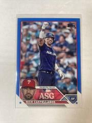 Nick Castellanos [Blue] #ASG-15 Baseball Cards 2023 Topps Update All Star Game Prices