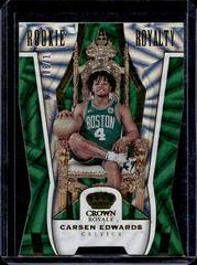 Carsen Edwards [Gold] #1 Basketball Cards 2019 Panini Crown Royale Rookie Royalty Prices
