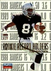 Tim Brown #141 Football Cards 1996 Skybox Impact Rookies Prices