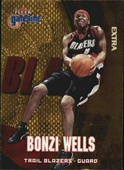 Bonzi Wells [Extra] Basketball Cards 2000 Fleer Game Time Prices