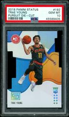 Trae Young [Pursuit Die Cut] Basketball Cards 2018 Panini Status Prices