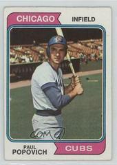 Paul Popovich #14 Baseball Cards 1974 Topps Prices