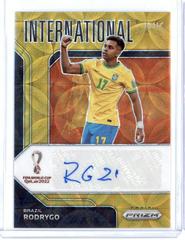 Rodrygo  [Choice Gold] Soccer Cards 2022 Panini Prizm World Cup International Ink Autograph Prices
