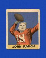 John Rauch Football Cards 1949 Leaf Prices
