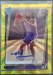 Moses Moody [Signatures Gold Laser] Basketball Cards 2021 Panini Donruss Prices