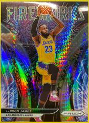 LeBron James [Hyper Prizm] Basketball Cards 2021 Panini Prizm Fireworks Prices