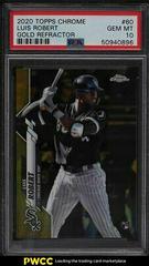 Luis Robert [Gold Refractor] #60 Baseball Cards 2020 Topps Chrome Prices