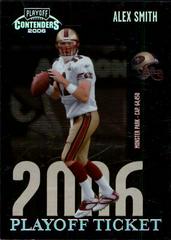 Alex Smith QB [Playoff Ticket] #81 Football Cards 2006 Playoff Contenders Prices