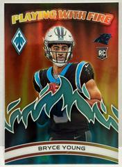 Bryce Young [Teal] #PWF-1 Football Cards 2023 Panini Phoenix Playing with Fire Prices