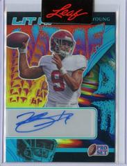 Bryce Young Football Cards 2022 Pro Set Metal Lit AF Autographs Prices