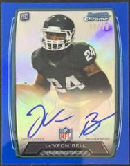 LE'Veon Bell [Blue Refractor] Football Cards 2013 Bowman Chrome Rookie Autograph Prices