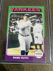 Babe Ruth [1975 Mini] #100 Baseball Cards 2011 Topps Lineage Prices