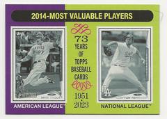 Mike Trout / Clayton Kershaw [Black White Image] #207 Baseball Cards 2024 Topps Heritage Prices