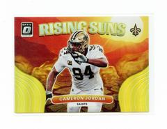 Cameron Jordan [Gold] #RS-9 Football Cards 2022 Panini Donruss Optic Rising Suns Prices