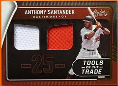 Anthony Santander Baseball Cards 2022 Panini Absolute Tools of the Trade 2 Swatch Prices