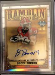 Brock Bowers #RMA-BB Football Cards 2023 Bowman Chrome University Ramblin' Man Autographs Prices