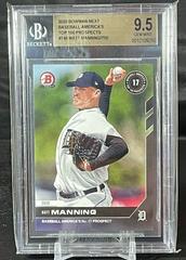 Matt Manning Baseball Cards 2020 Bowman Next Baseball America's Top 100 Prospects Prices