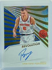Kristaps Porzingis Basketball Cards 2018 Panini Revolution Autographs Prices