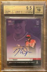 Mike Trout [Autograph Purple] Baseball Cards 2019 Topps Now Prices