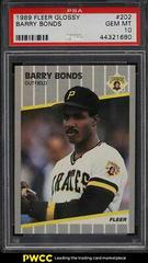 Barry Bonds Baseball Cards 1989 Fleer Glossy Prices