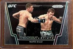 Nate Diaz [Silver] Ufc Cards 2021 Panini Prizm UFC Knockout Artists Prices