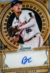Brooks Lee [Speckle] Baseball Cards 2023 Bowman Sterling Prospect Autograph Prices