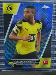 Youssoufa Moukoko [Blue Wave Refractor] Soccer Cards 2021 Topps Chrome Bundesliga Prices
