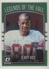 Jerry Rice #18 Football Cards 2016 Panini Donruss Optic Legends of the Fall Prices