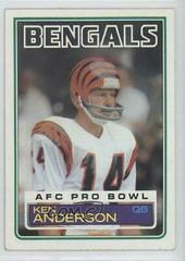 Ken Anderson Football Cards 1983 Topps Prices
