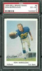 Don Burroughs Football Cards 1959 Bell Brand Rams Prices