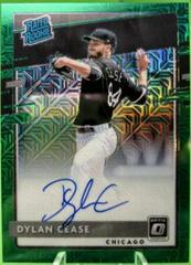 Dylan Cease [Green Mojo] Baseball Cards 2020 Panini Donruss Optic Rated Rookies Signatures Prices