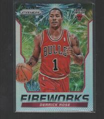 Derrick Rose [Prizm] Basketball Cards 2014 Panini Prizm Fireworks Prices