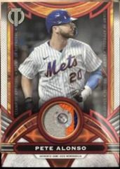 Pete Alonso [Red] #SOA-PA Baseball Cards 2023 Topps Tribute Stamp of Approval Relics Prices