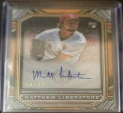 Matthew Liberatore Baseball Cards 2023 Topps Tribute Iconic Perspectives Autographs Prices