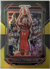Cynthia Cooper Dyke [Black Gold] Basketball Cards 2023 Panini Prizm WNBA Prices