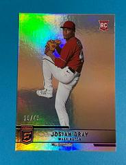 Josiah Gray [Purple] #5 Baseball Cards 2022 Panini Chronicles Elite Prices