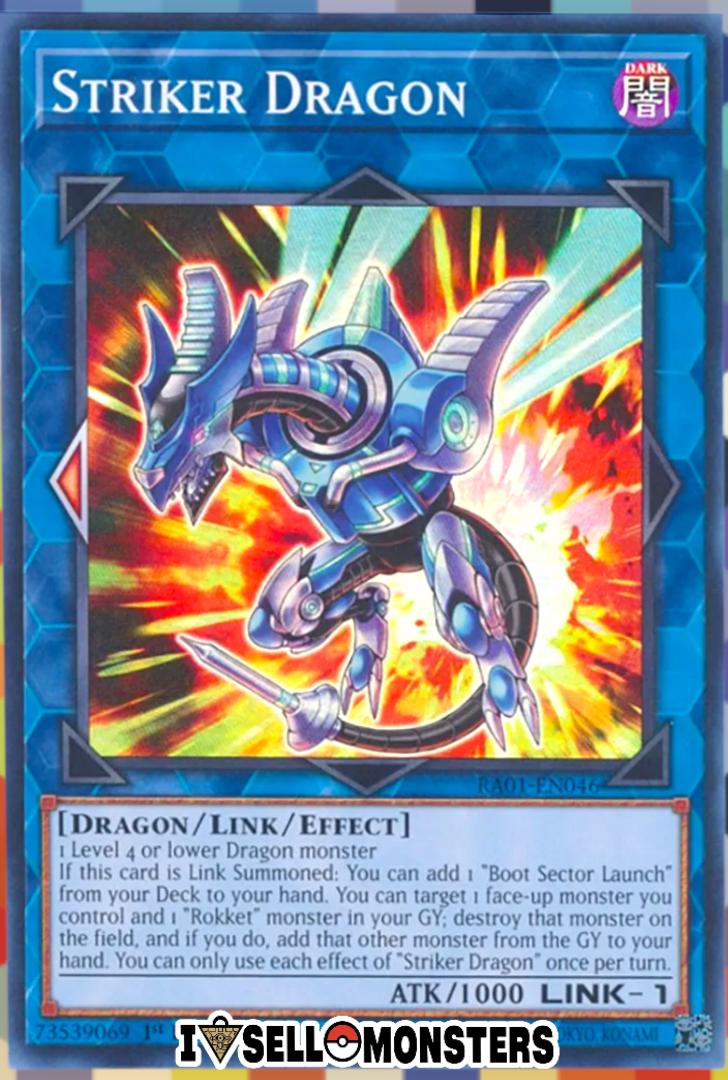 Striker Dragon [Super Rare] RA01-EN046 YuGiOh 25th Anniversary Rarity Collection