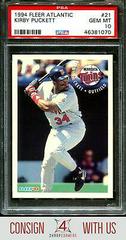 Kirby Puckett #21 Baseball Cards 1994 Fleer Atlantic Prices
