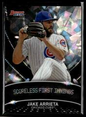 Jake Arrieta [Atomic Refractor] Baseball Cards 2016 Bowman's Best Stat Lines Prices