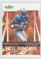 Calvin Johnson [Glossy] #HR-5 Football Cards 2007 Panini Score Hot Rookie Prices