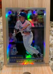 Carlos Beltran [Refractor] Baseball Cards 2000 Topps Chrome Prices
