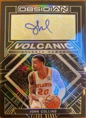 John Collins [Yellow] Basketball Cards 2021 Panini Obsidian Volcanic Signatures Prices