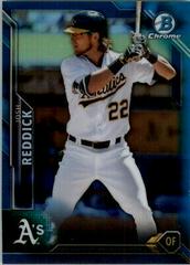 Josh Reddick [Blue Refractor] #6 Baseball Cards 2016 Bowman Chrome Prices