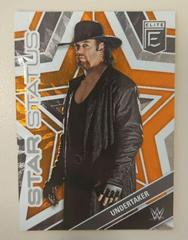 Undertaker [Orange] #1 Wrestling Cards 2023 Donruss Elite WWE Star Status Prices
